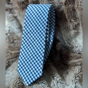Blue Checkered J. Crew Tie
